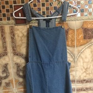 Forever 21 overall denim dress perfect for summer!